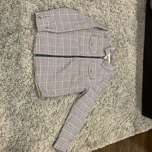 Classic! Bonpoint boys size 12 Sherpa lined full zip jacket